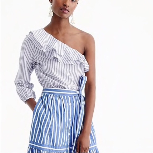 J. Crew Tops - NWT J CREW One shoulder blouse